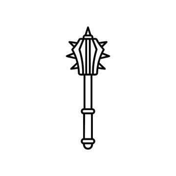 Medieval Flail Weapon for Battle.