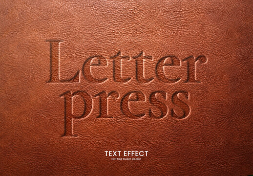 Letterpress Text Effect