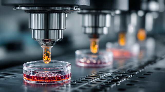 Laboratory Scientist Using Microfluidic Lab-on-a-Chip Technology in Scientific Research