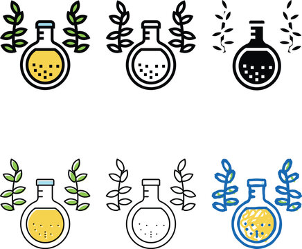 elixir clean phytotherapy color icon vector. elixir phytotherapy sign. isolated symbol