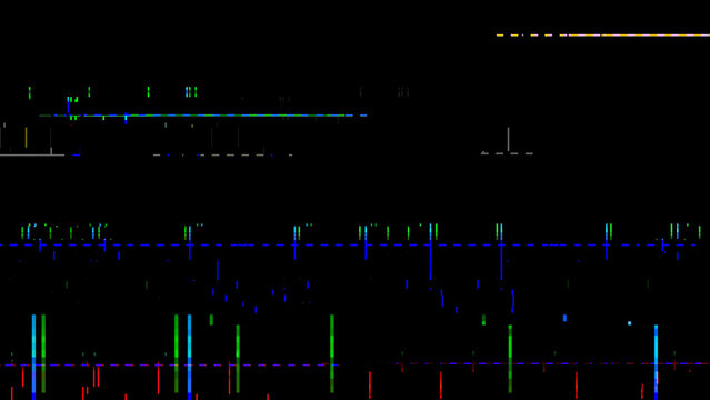 Abstract digital glitch art background, colorful pixel noise, data error, signal interference, corrupted image.