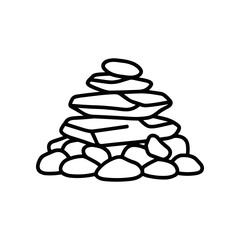 Stack of stones and rocks. © muhariandriyanilutf