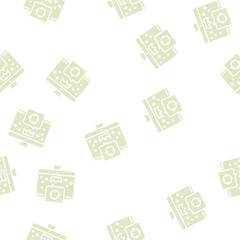 Fototapeta premium promotion to top vector glyph seamless pattern promotion to top sign illustration