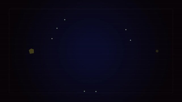 Green Pentagons Rotating Motion Graphic