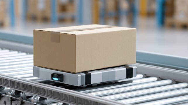 Warehouse automation technology improving order fulfillment efficiency through robotics and AI systems