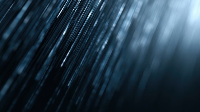 Dynamic algorithmic trading visualization in futuristic digital space with financial data streams