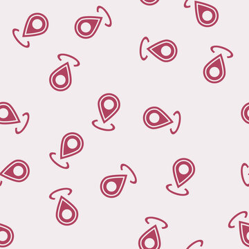 location pin information vector glyph seamless pattern location pin information sign illustration
