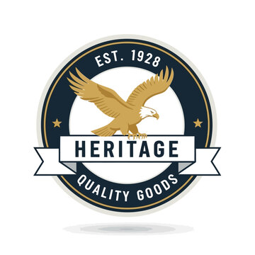 Heritage Quality Goods Eagle Emblem Est 1928.