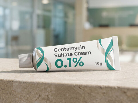 Antibiotic Gentamycin Sulfate Cream for effective bacterial skin infection treatment