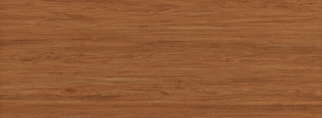 Natural walnut wood texture background, dark brown timber surface with organic grain, polished hardwood plank for interior design and carpentry © PK