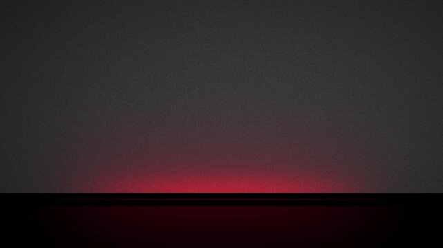 A dark cinematic background with deep red horizontal light streaks glowing along the lower half creating a dramatic atmosphere