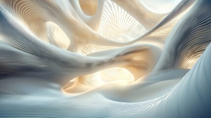 Fototapeta premium Abstract architectural interior design