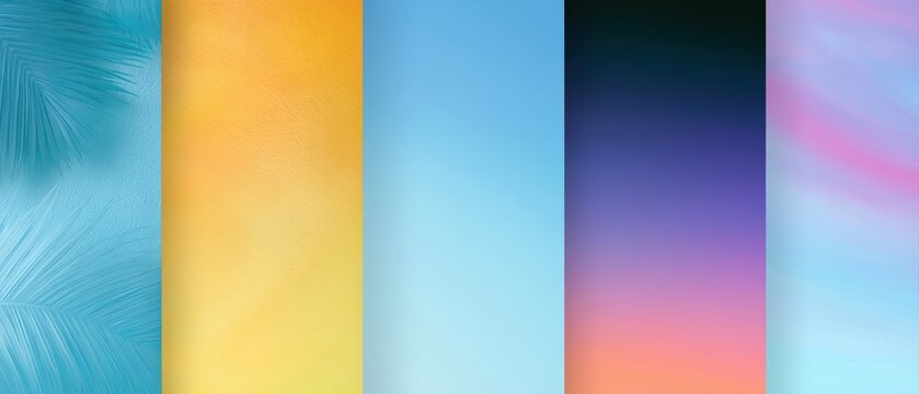 Summer branding wallpaper, modern seasonal gradients, vibrant tropical visual style