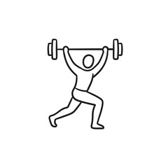 Obraz premium Person Lifting Weights in Gym.