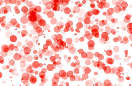 Abstract Red Confetti Dots Pattern Background