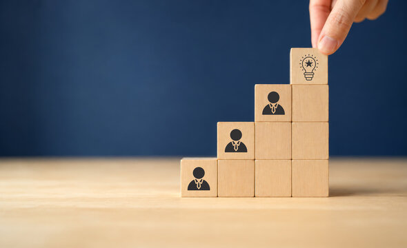 Upskilling employees concept. Advanced skills to enhance performance, increase job satisfaction and prepare for future roles. Skill training programs for AI technologies and digital transformation.