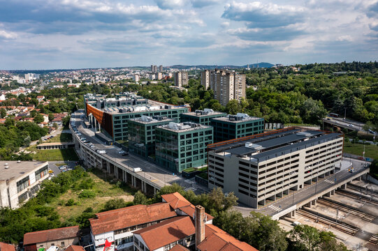 Belgrade Centre Railway Station (Prokop) and Office Building in Belgrade, Serbia