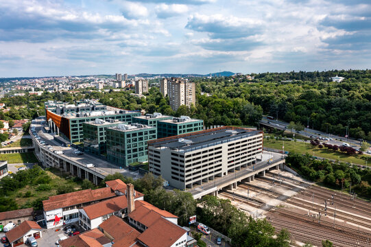 Belgrade Centre Railway Station (Prokop) and Office Building in Belgrade, Serbia