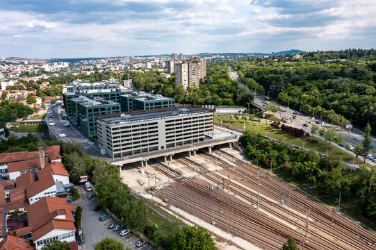 Belgrade Centre Railway Station (Prokop) and Office Building in Belgrade, Serbia