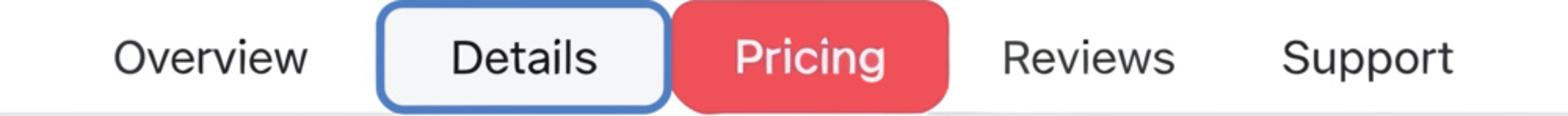 Navigation menu with highlighted pricing button helps users select their subscription plan.