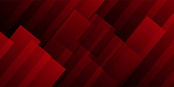 Futuristic Glowing Red Square Pattern Technology Background