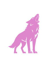 Fototapeta premium wolf howling