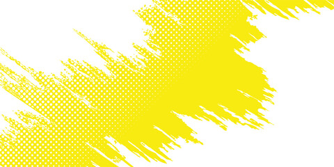 Pop art comic background with torn paper effect and dot halftone. Cartoon Vector Illustration © Ryan Kurniawan