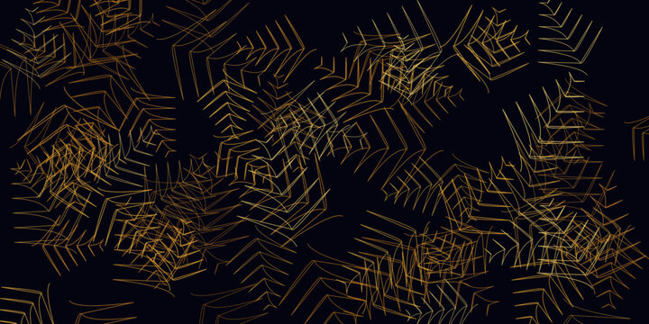 Abstract fractal pattern with glowing green nodes Vector, illustration