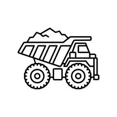 Large Mining Dump Truck Vehicle. © Ridho 