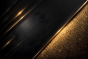 Fototapeta premium luxury background in black and golden