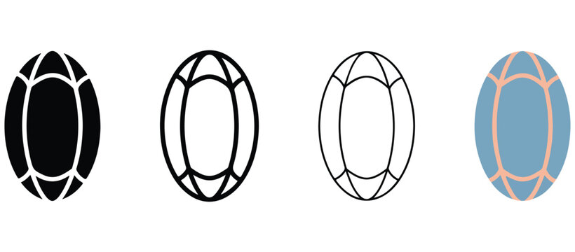 Rugby balls in different colors isolated on transparent background  sports equipment for game rugby game  ball  oval shape
