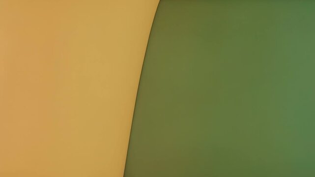 Mustard Yellow And Green Minimal Geometric Background