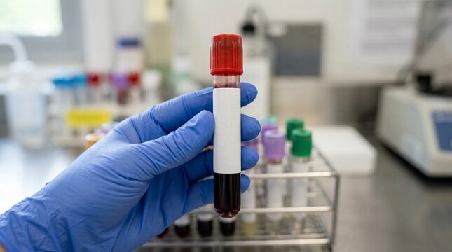 Digoxin Therapeutic Drug Level Monitoring Blood Test Tube