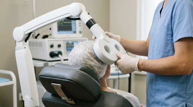 Repetitive TMS rTMS Therapy Session Documentation in Clinical Setting
