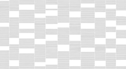 Fototapeta premium Abstract Geometric Pattern of Horizontal Lines and Squares in Monochrome