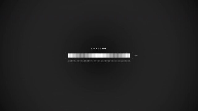 Cyberpunk Loading Bar UI Animation