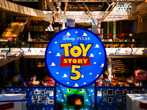 Toy Story 5 Movie, Walt Disney-Pixar Animation Film Poster, Vue Westfield Cinema, Shepherd's Bush, London, UK - June 2026