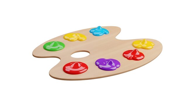 Colorful childrens playdough with plastic tools.