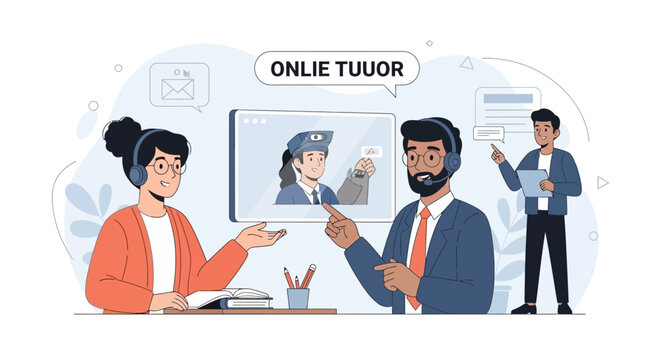 Online Tutoring and Education: A Diverse Group Collaborating and Learning Virtually