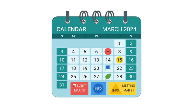 Calendar Planning March 2024 Events