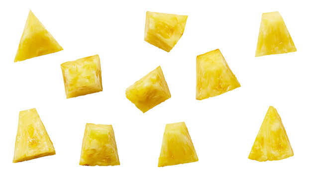 Fresh Pineapple Chunks Slices