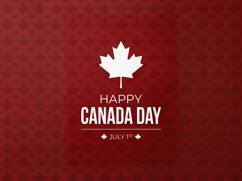 Professional Canada Day poster background