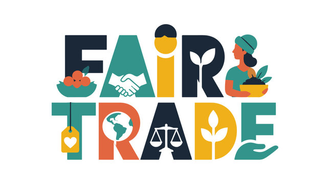 Fair Trade Concept Emphasizing Global Ethical Standards.
