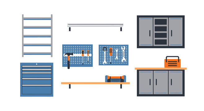 Garage Workshop Storage and Tools