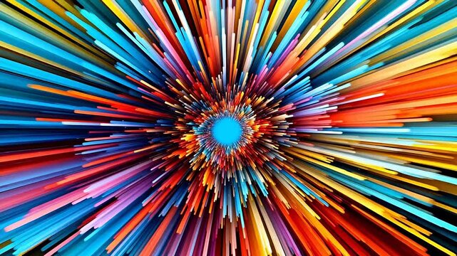Digital technology futuristic point explosion abstract background