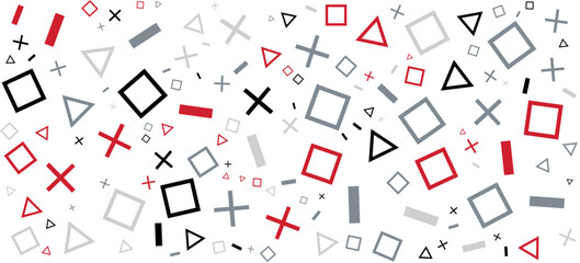 Video games outline pattern. Vector game concept seamless background. Play station game pad. Abstract background controller seamless pattern on white background © rohim