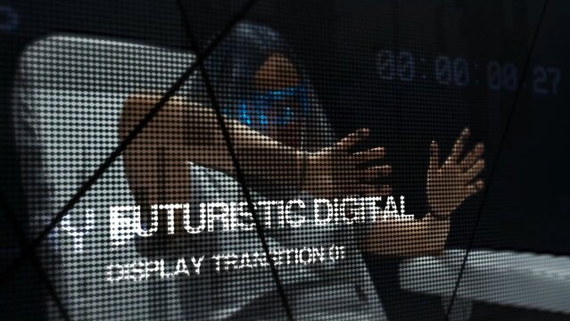 Futuristic Digital Display Transition 01