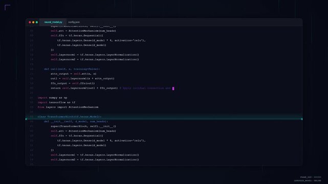 Modern AI Code Auto Completion Developer UI Loop