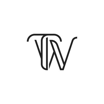 Stylized TW letters brand identity.