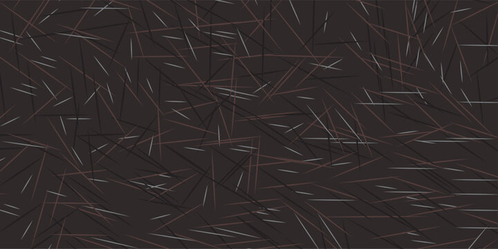 Abstract geometric pattern featuring random intersecting lines in dark brown, gray, and black tones. New EPS Vector
